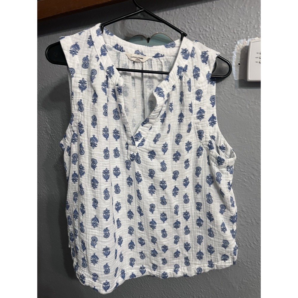 New Woman Lucky Brand Blouse Size Medium Sleeveless